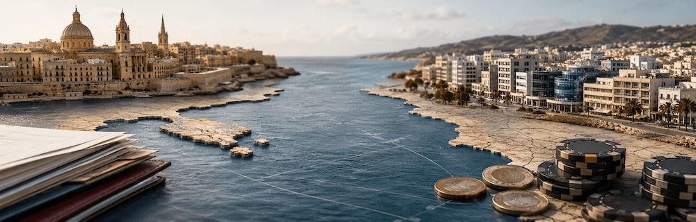 Melilla ja malta vastakkain. AI:lla tehty kuva.